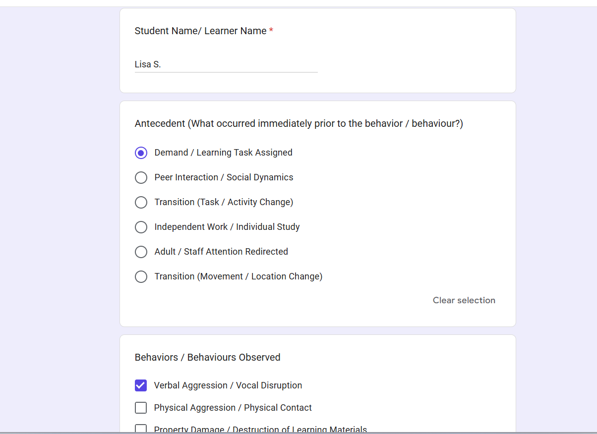 ABC Data Tracker: Matrix, Graphs & Automated Data Summary